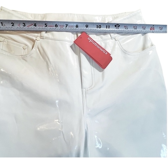 Commando High Shine Faux Patent Leather Women’s , White, Size Small, NWT - Picture 10 of 16